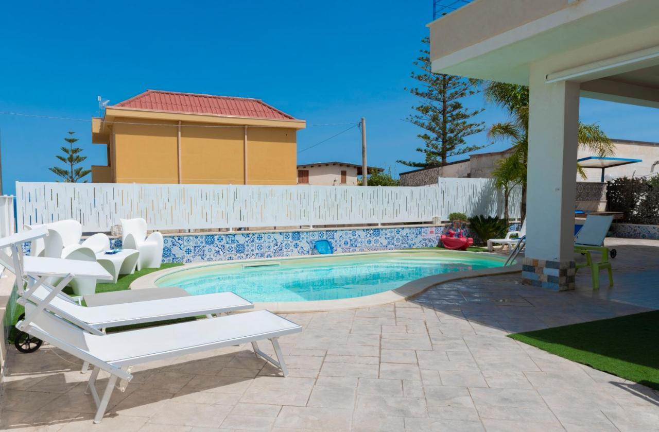 Villa Con Piscina Alcamo Marina Kültér fotó